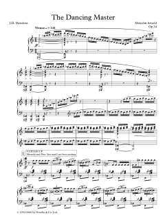 The Dancing Master (Vocal score) (Download) 