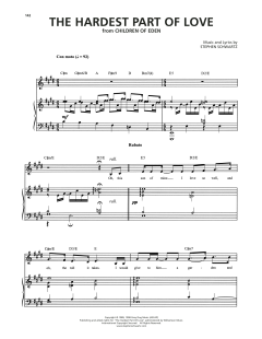 The Hardest Part Of Love von Stephen Schwartz (Download) 