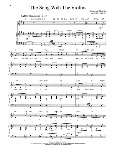 The Song With The Violins von John Bucchino (Download) 