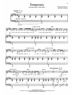 Temporary von John Bucchino (Download) 