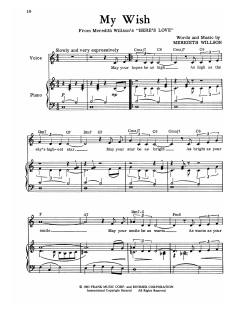 My Wish von Meredith Willson (Download) 