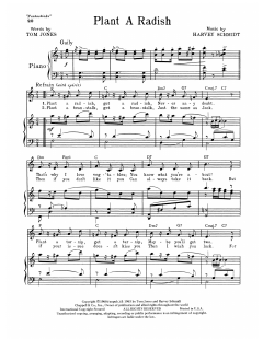 Plant A Radish von Tom Jones (Download) 