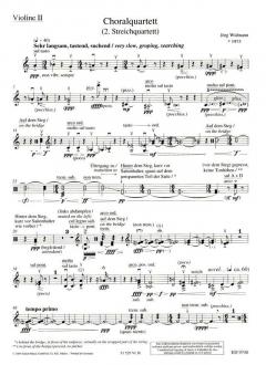 Choralquartett von Jörg Widmann 