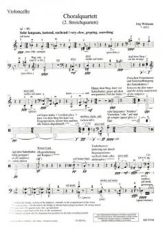 Choralquartett von Jörg Widmann 