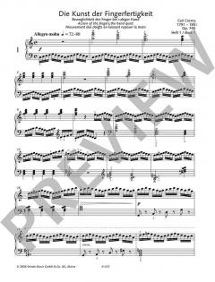 Die Kunst der Fingerfertigkeit op. 740 von Carl Czerny 