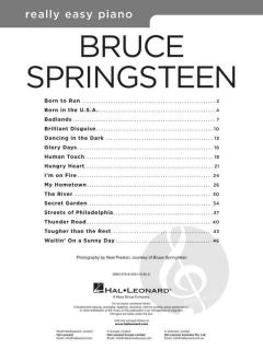 Really Easy Piano: Bruce Springsteen 