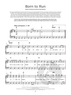 Really Easy Piano: Bruce Springsteen 