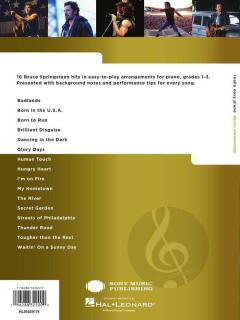 Really Easy Piano: Bruce Springsteen 