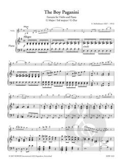 The Boy Paganini and The Infant Paganini von Edward Mollenhauer 