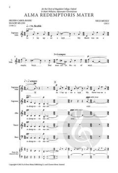 Alma Redemptoris Mater von Nico Muhly 