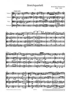 Streichquartett von Bernd Alois Zimmermann im Alle Noten Shop kaufen