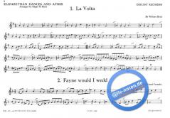 Elizabethan Dances And Ayres von Edgar Hubert Hunt 