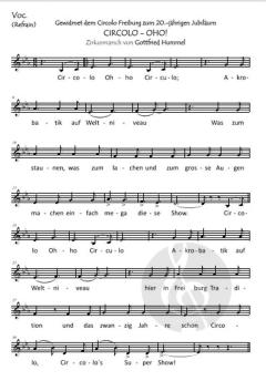 CIRCOLO - OHO! von Gottfried Hummel 