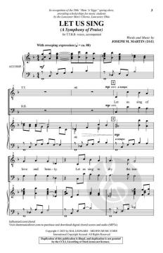 Let Us Sing von Joseph M. Martin 