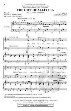 The Gift Of Alleluia von Joseph M. Martin 
