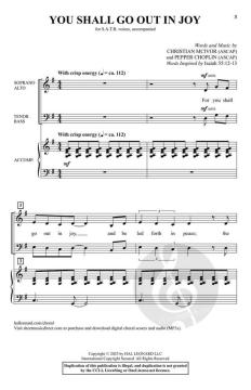 You Shall Go Out in Joy von Pepper Choplin 