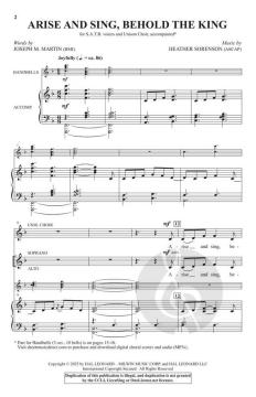 Arise and Sing, Behold the King von Heather Sorenson 