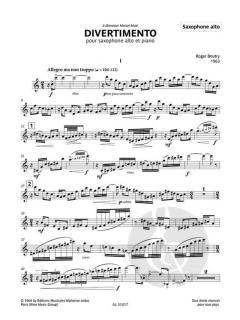 Divertimento von Roger Boutry 