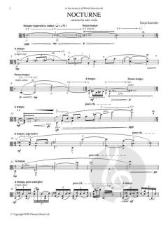 Nocturne von Kaija Saariaho 