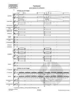 Fantaisie pour piano et orchestre (1re version) von Claude Debussy 