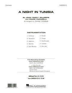 A Night in Tunisia von Dizzy Gillespie (Download) 