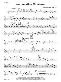Acclamation Overture von Kelly Bennette (Download) 