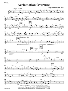 Acclamation Overture von Kelly Bennette (Download) 