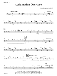 Acclamation Overture von Kelly Bennette (Download) 