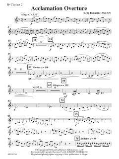 Acclamation Overture von Kelly Bennette (Download) 