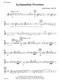 Acclamation Overture von Kelly Bennette (Download) 
