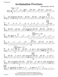 Acclamation Overture von Kelly Bennette (Download) 