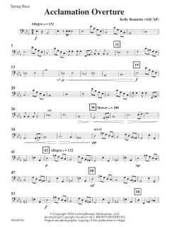 Acclamation Overture von Kelly Bennette (Download) 