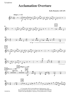Acclamation Overture von Kelly Bennette (Download) 