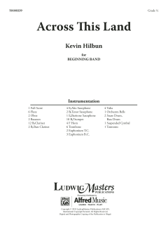 Across This Land von Kevin Hilbun (Download) 