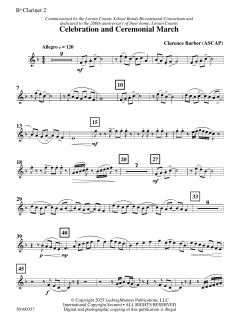Celebration and Ceremonial March von Clarence E. Barber (Download) 