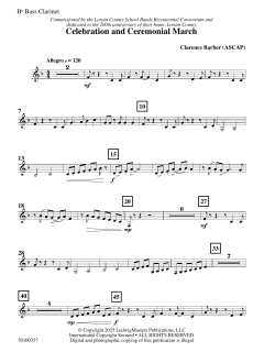 Celebration and Ceremonial March von Clarence E. Barber (Download) 