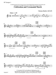 Celebration and Ceremonial March von Clarence E. Barber (Download) 