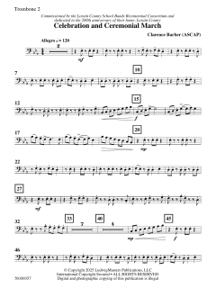 Celebration and Ceremonial March von Clarence E. Barber (Download) 