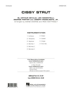 Cissy Strut von Leo Nocentelli (Download) 