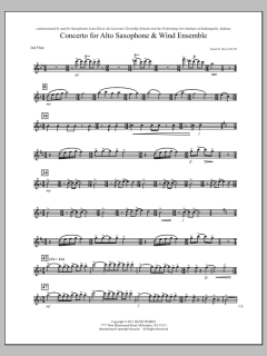 Concerto For Alto Saxophone And Wind Ensemble von Samuel R. Hazo (Download) 