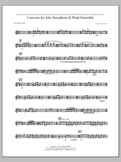 Concerto For Alto Saxophone And Wind Ensemble von Samuel R. Hazo (Download) 