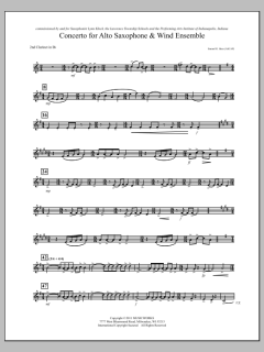 Concerto For Alto Saxophone And Wind Ensemble von Samuel R. Hazo (Download) 