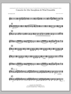 Concerto For Alto Saxophone And Wind Ensemble von Samuel R. Hazo (Download) 