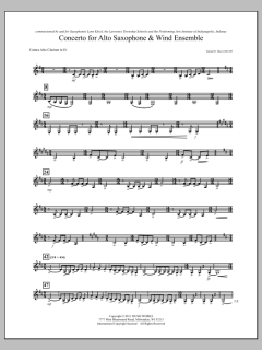 Concerto For Alto Saxophone And Wind Ensemble von Samuel R. Hazo (Download) 