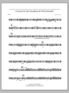 Concerto For Alto Saxophone And Wind Ensemble von Samuel R. Hazo (Download) 