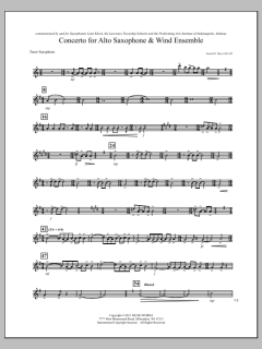 Concerto For Alto Saxophone And Wind Ensemble von Samuel R. Hazo (Download) 