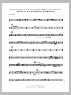 Concerto For Alto Saxophone And Wind Ensemble von Samuel R. Hazo (Download) 