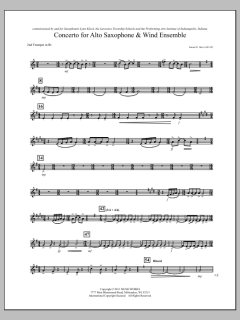 Concerto For Alto Saxophone And Wind Ensemble von Samuel R. Hazo (Download) 