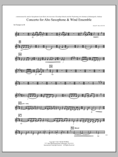 Concerto For Alto Saxophone And Wind Ensemble von Samuel R. Hazo (Download) 