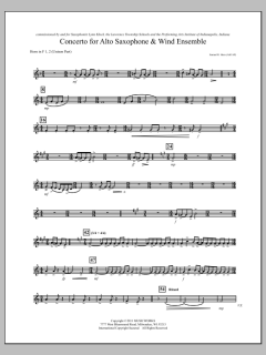 Concerto For Alto Saxophone And Wind Ensemble von Samuel R. Hazo (Download) 